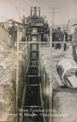 Steam Trencher photo from 1910